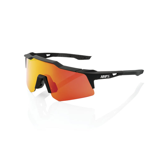 Lunettes 100% SPEEDCRAFT XS Soft Tact Noir Hiper Multilayer Mirror Rouge