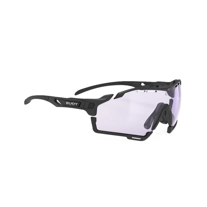 RUDY PROJECT CUTLINE Zonnebril Zwart Mat IMPACTX™ Brillenglazen Fototroop Laser Paars