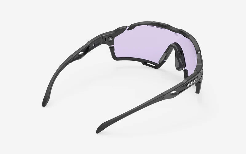RUDY PROJECT CUTLINE Zonnebril Zwart Mat IMPACTX™ Brillenglazen Fototroop Laser Paars