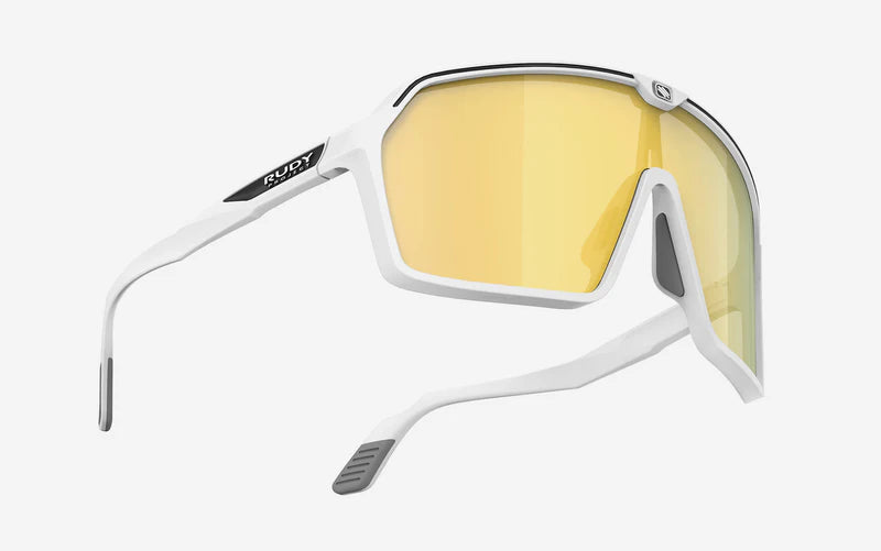 Lunettes RUDY PROJECT SPINSHIELD Blanc Verres RP Optics Multilaser Gold