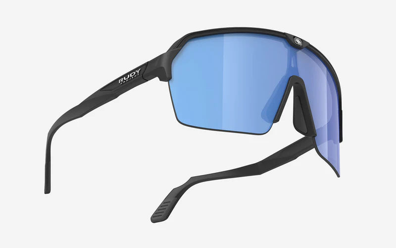 Lunettes RUDY PROJECT SPINSHIELD AIR Noir Matt Verres RP Optics Multilaser Bleu