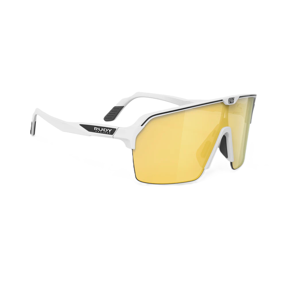 RUDY PROJECT SPINSHIELD AIR Bril Mat Wit RP Optics Multilaser Gouden Lenzen