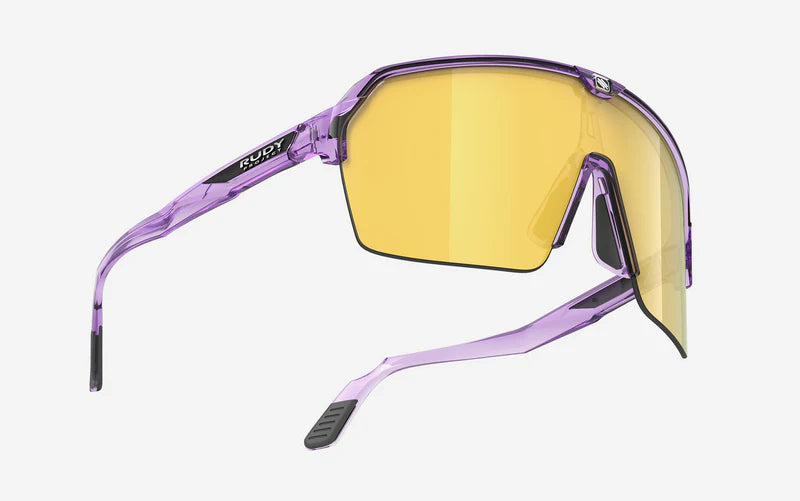 Zonnebril RUDY PROJECT SPINSHIELD AIR Crystal Lila Brillenglazen RP Optics Multilaser Geel