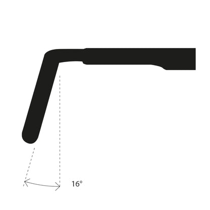 Stuur Gravel DEDA SUPERZERO CARBON UD POB Finish Flare 16°