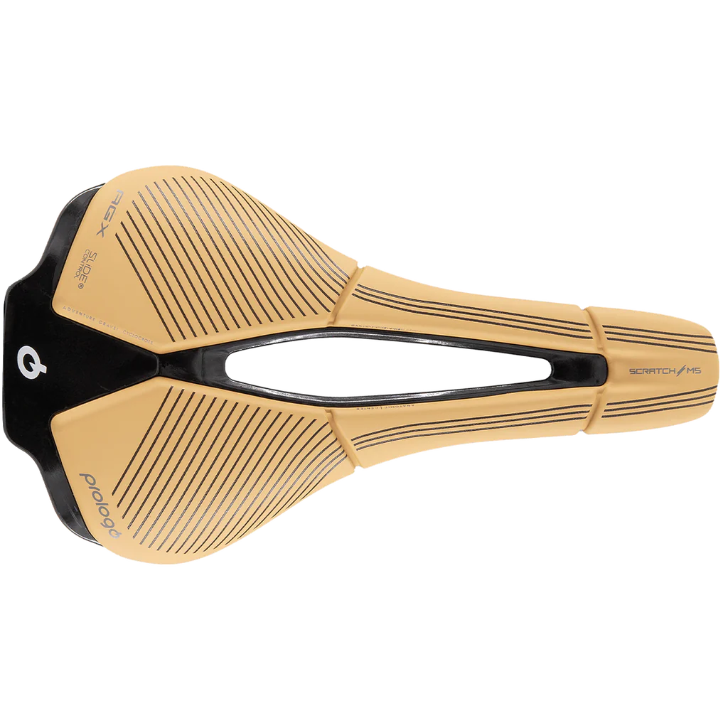 Selle PROLOGO SCRATCH M5 PAS AGX SLIDE CONTROL Rails Nack Beige
