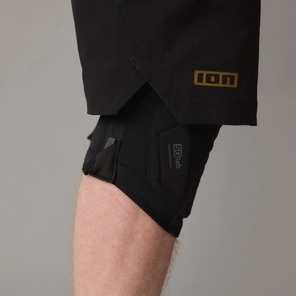 Genouillères ION K-PACT ZIP SQ Short Unisex Noir