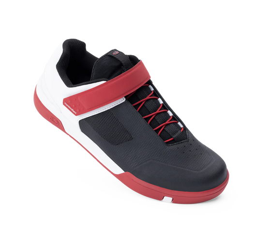 Chaussures VTT CRANKBROTHERS STAMP SPEED LACE FLAT Noir/Rouge/Blanc