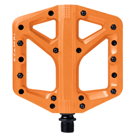 Pédales Plates CRANKBROTHERS STAMP 1 Large Orange