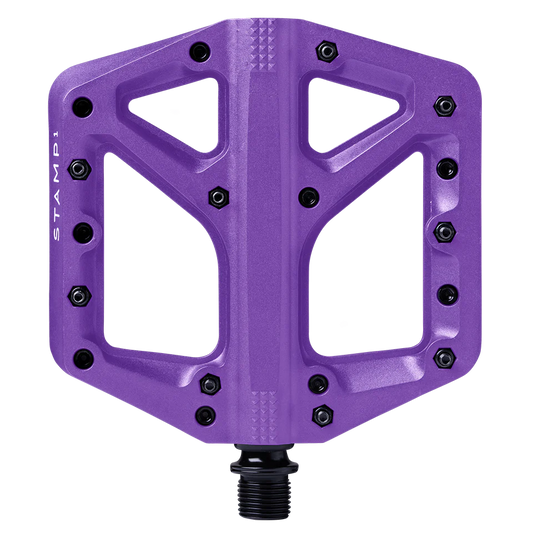 Platte pedalen CRANKBROTHERS STAMP 1 Groot Violet