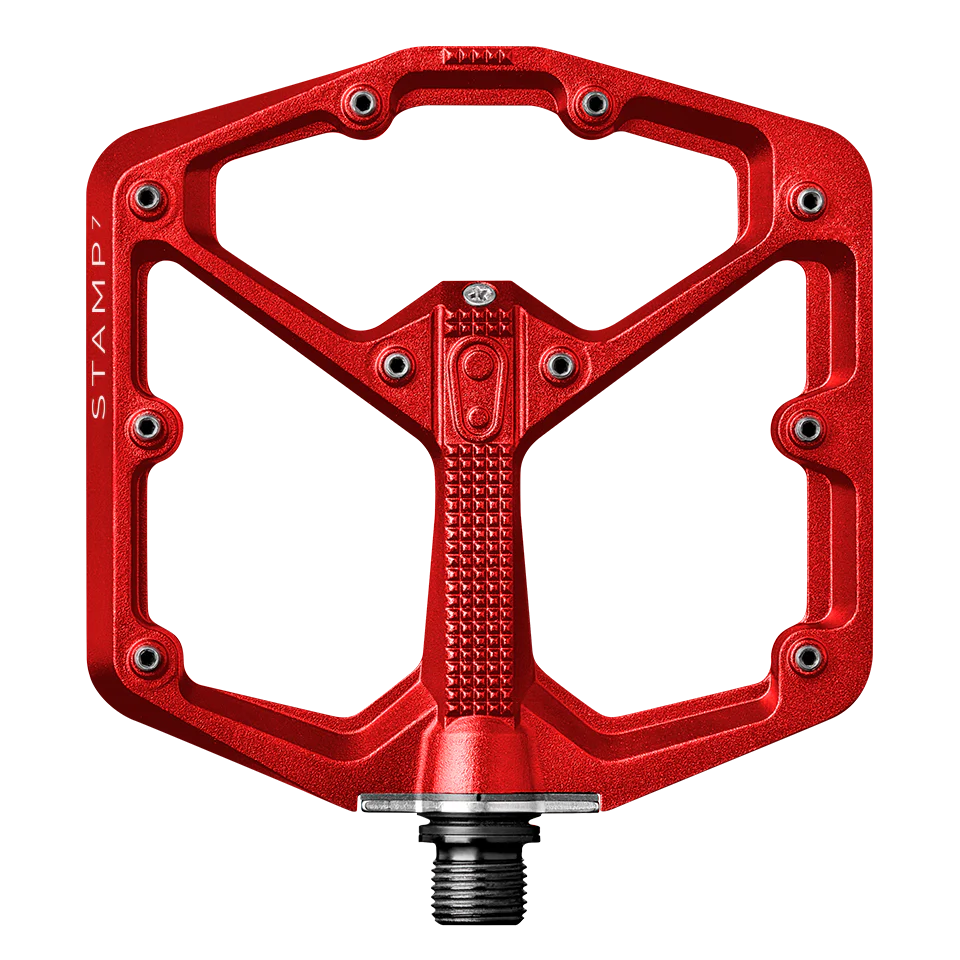 Pédales Plates CRANKBROTHERS STAMP 7 Large Rouge