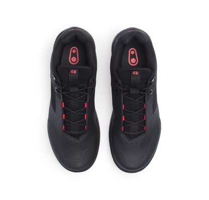 Chaussures VTT CRANKBROTHERS STAMP LACE FLAT Noir/Rouge