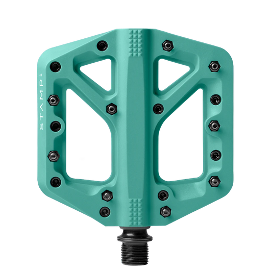 CRANKBROTHERS STAMP 1 Kleine platte pedalen Turquoise