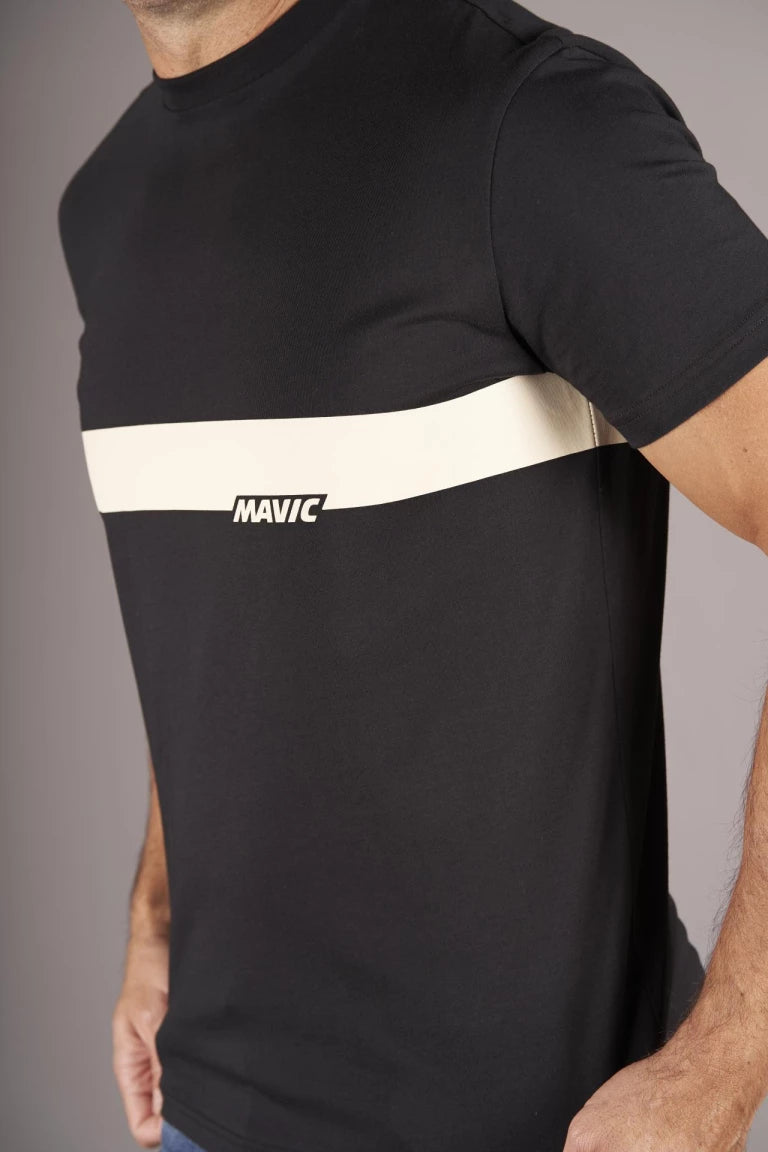 T-Shirt MAVIC CORPORATE STRIPE Noir