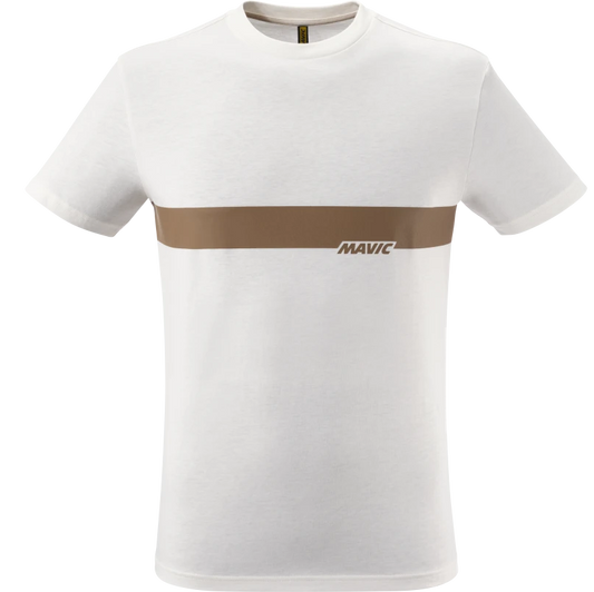 MAVIC CORPORATE STRIPE T-shirt Wit