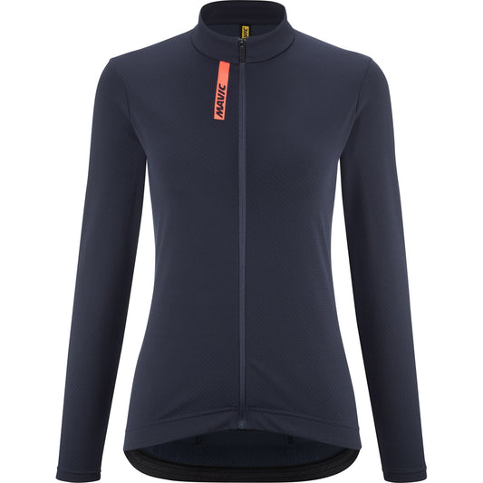 Maillot MAVIC AKSIUM THERMO Femme Manches Longues Bleu