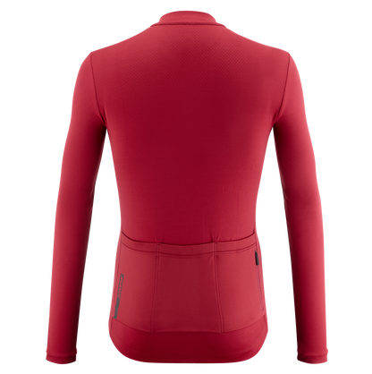 Maillot MAVIC AKSIUM THERMO Manches Longues Bordeaux