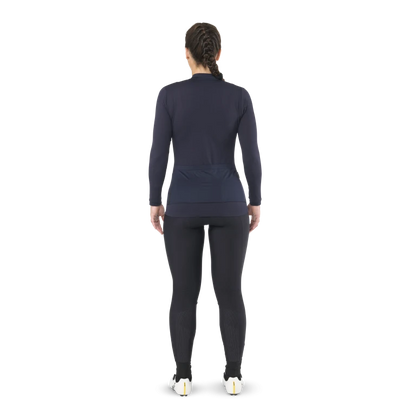 Maillot MAVIC AKSIUM Manches Longues Femme Bleu