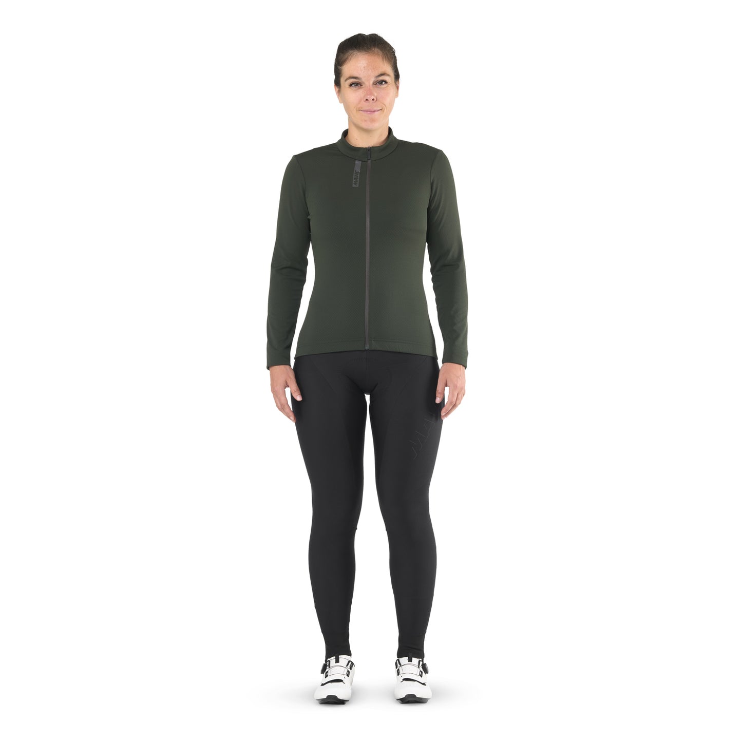 Maillot MAVIC AKSIUM THERMO Femme Manches Longues Vert