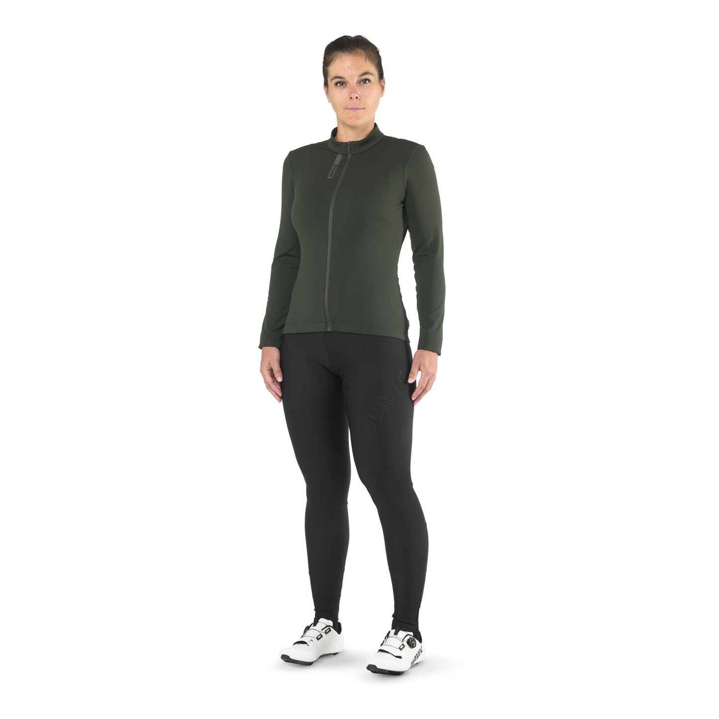 Maillot MAVIC AKSIUM THERMO Femme Manches Longues Vert
