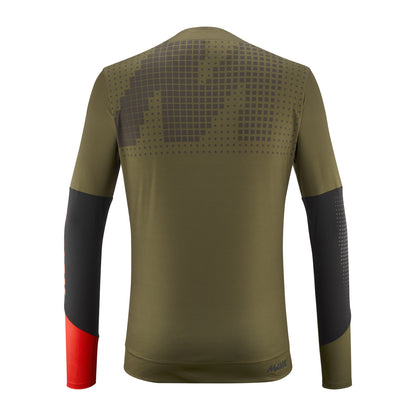 Shirt MAVIC DEEMAX ENDURO PRO Lange Mouwen Kaki