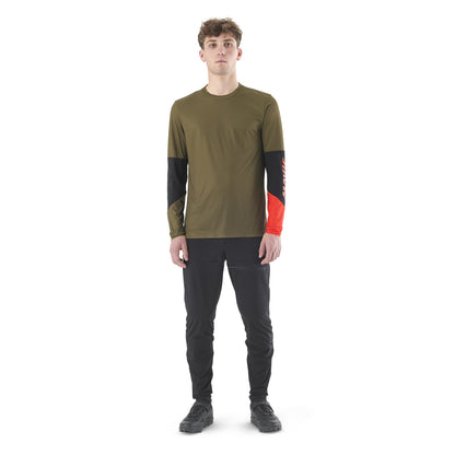 Shirt MAVIC DEEMAX ENDURO PRO Lange Mouwen Kaki