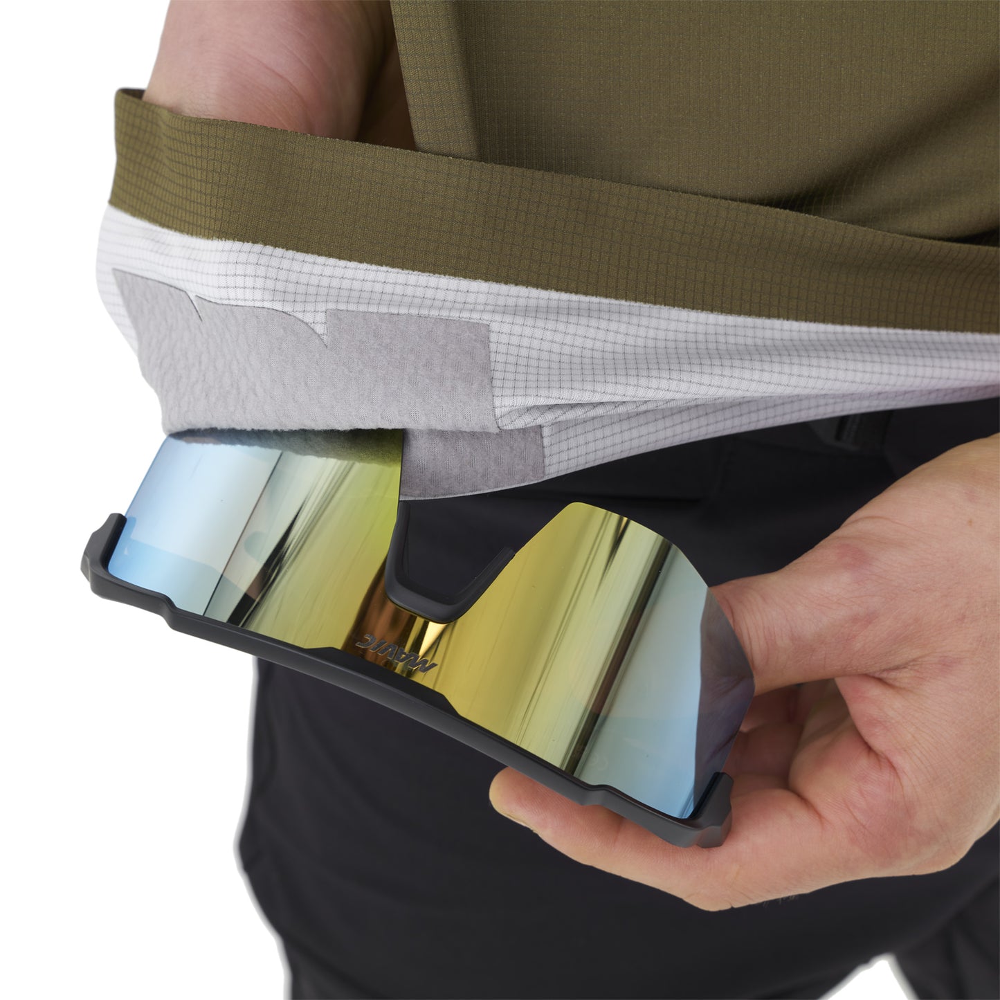 Maillot MAVIC DEEMAX ENDURO PRO Manches Longues Kaki