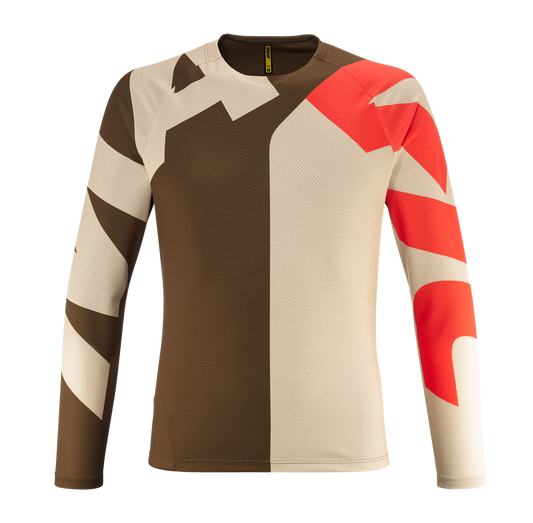 Maillot MAVIC DEEMAX ENDURO Manches Longues Marron/Beige