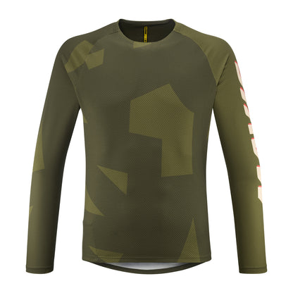 MAVIC DEEMAX ENDURO Shirt Lange Mouwen Camo Kaki