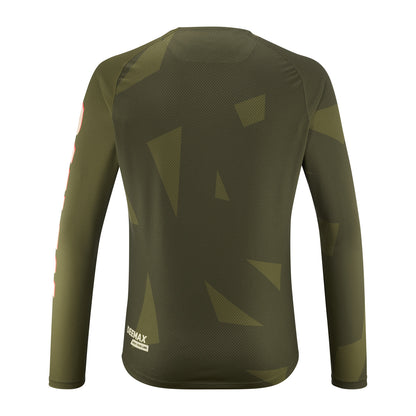 MAVIC DEEMAX ENDURO Shirt Lange Mouwen Camo Kaki