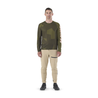 MAVIC DEEMAX ENDURO Shirt Lange Mouwen Camo Kaki