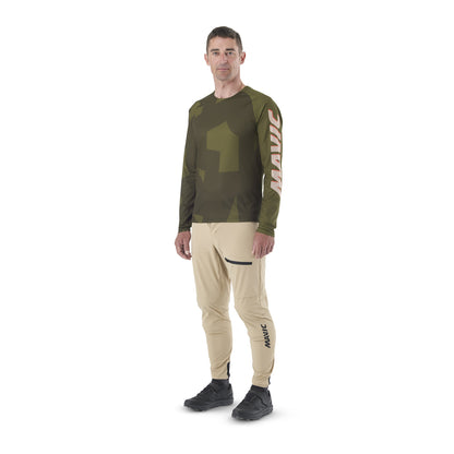 MAVIC DEEMAX ENDURO Shirt Lange Mouwen Camo Kaki