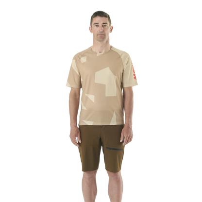 Shirt MAVIC DEEMAX ENDURO Korte Mouwen Camo Beige