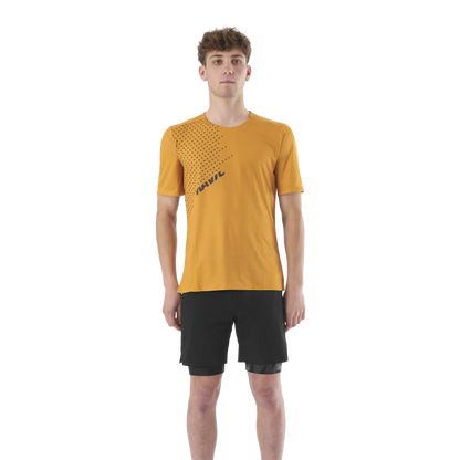 Wielershirt MAVIC CROSSTRAIL Korte Mouwen Oranje