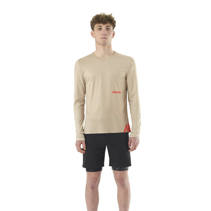 MAVIC CROSSTRAIL-shirt Lange Mouwen Beige