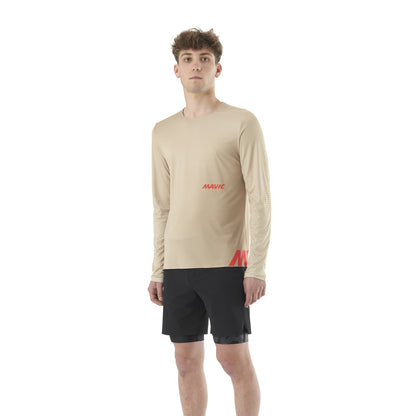 MAVIC CROSSTRAIL-shirt Lange Mouwen Beige