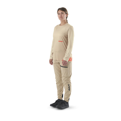 MAVIC CROSSTRAIL-shirt Lange Mouwen Beige