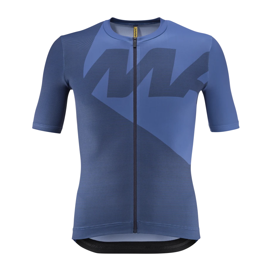 Maillot MAVIC ICON GRAPHIC Manches Courtes Bleu