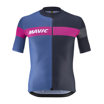 Wielershirt MAVIC KSYRIUM PRO Korte Mouwen Blauw