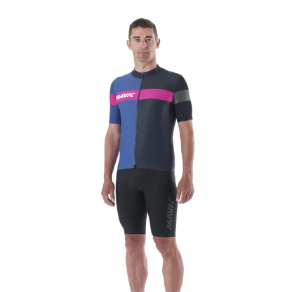 Wielershirt MAVIC KSYRIUM PRO Korte Mouwen Blauw