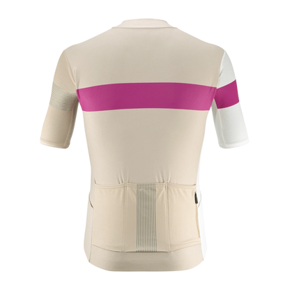 Wielershirt MAVIC KSYRIUM PRO Korte Mouwen Beige