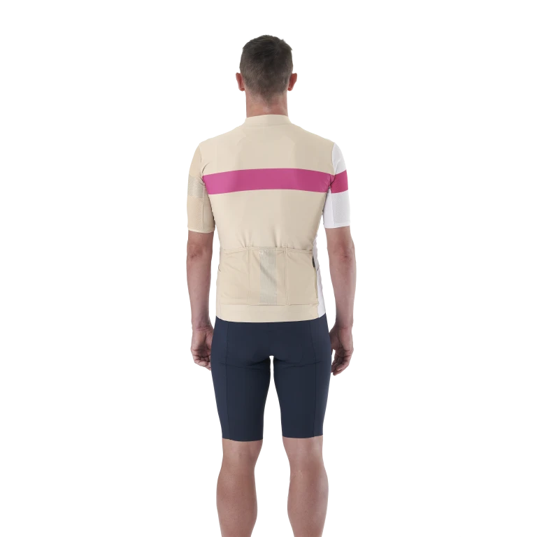 MAVIC KSYRIUM PRO Korte Mouw Jersey Beige