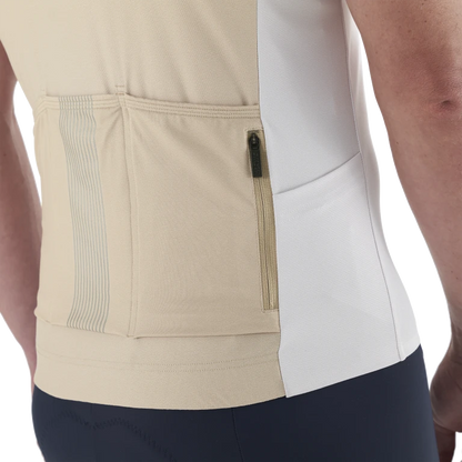 Wielershirt MAVIC KSYRIUM PRO Korte Mouwen Beige
