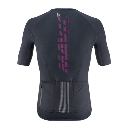 Wielershirt MAVIC COSMIC Korte Mouwen Blauw