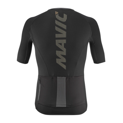 Wielershirt MAVIC COSMIC Korte Mouwen Zwart