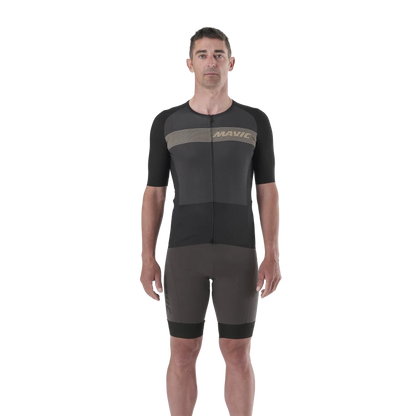 Wielershirt MAVIC COSMIC Korte Mouwen Zwart