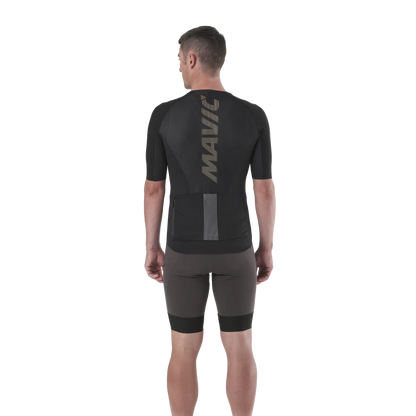 Wielershirt MAVIC COSMIC Korte Mouwen Zwart