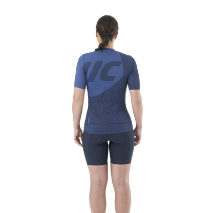 Maillot MAVIC ICON GRAPHIC Manches Courtes Femme Bleu