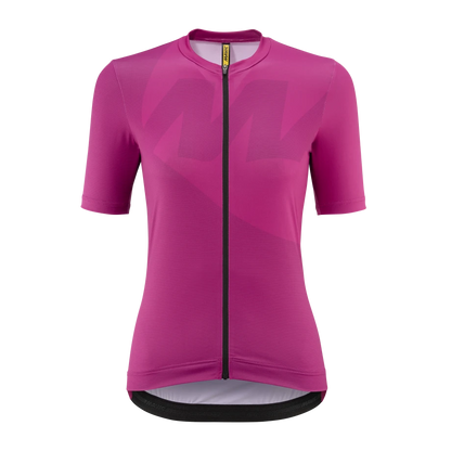 Maillot MAVIC ICON GRAPHIC Manches Courtes Femme Fuschia