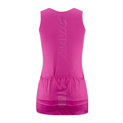 Wielershirt MAVIC AKSIUM Mouwloos Dames Fuchsia