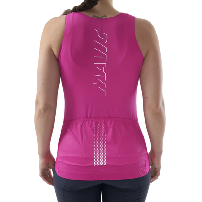 Wielershirt MAVIC AKSIUM Mouwloos Dames Fuchsia